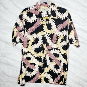 Two Paddles Lei Aloha Shirt XL